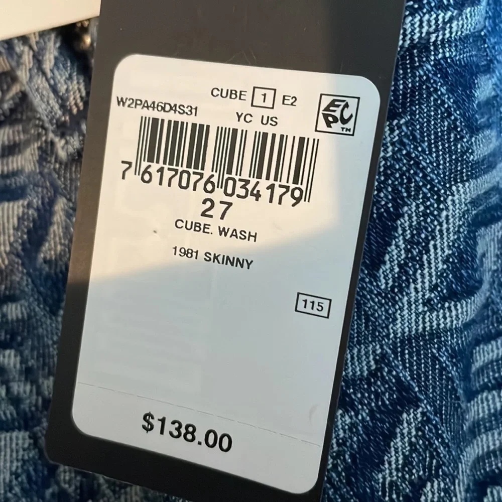 Womens guess cube wash skinny jeans - Picture 10 of 10